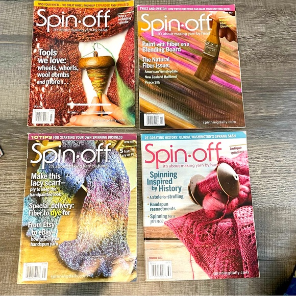 Spin Off Magazines 2013 Spinning, Weaving & Knitting - Picture 1 of 5